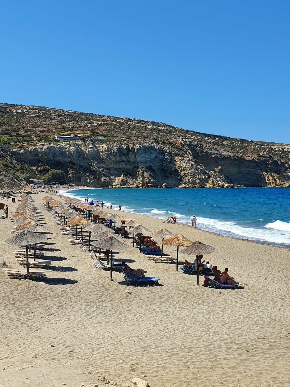 Kommos Beach near Kamilari in southern Crete, close to Anesis Family Villas
